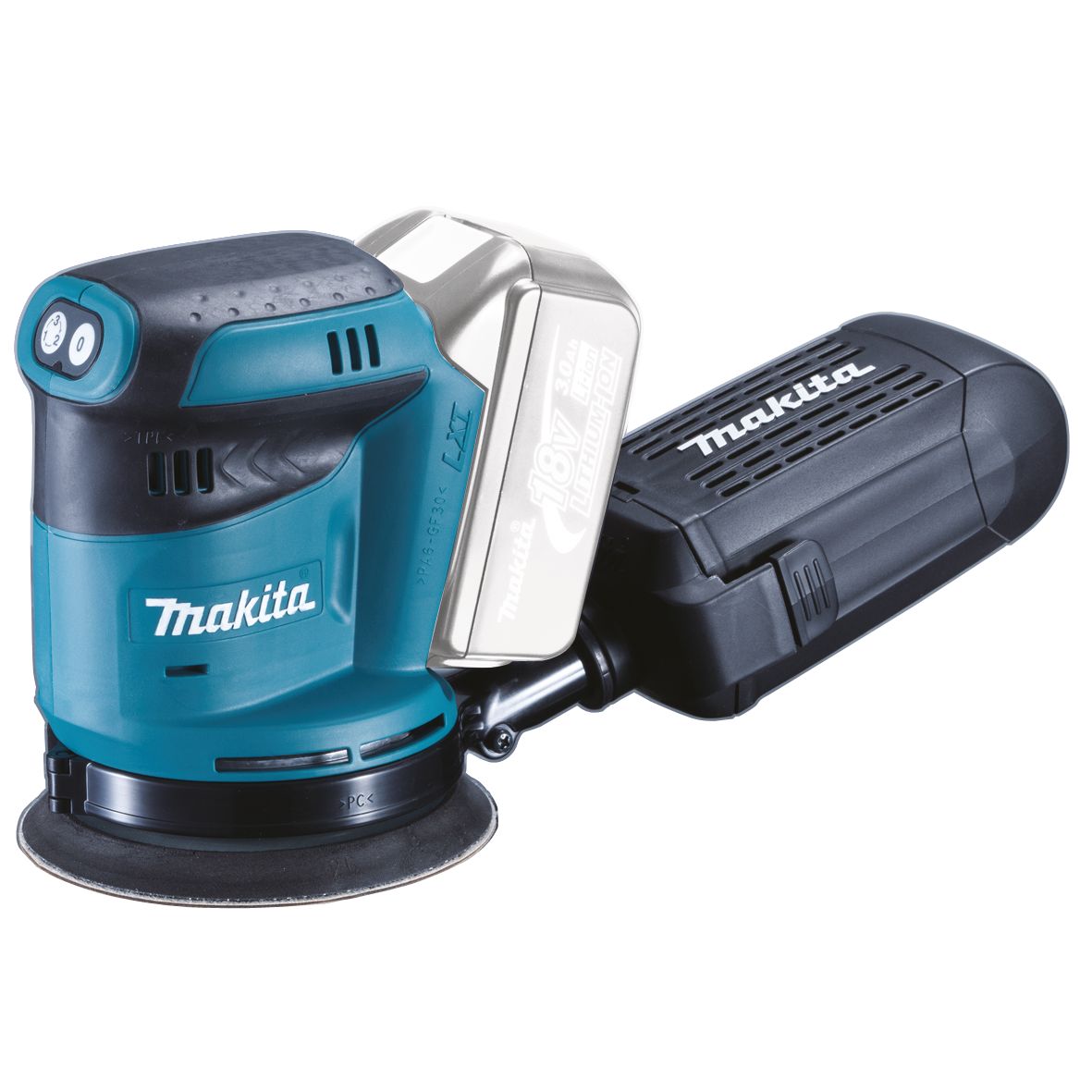 Aku excentrická bruska Li-ion 18V,bez aku Makita DBO180Z