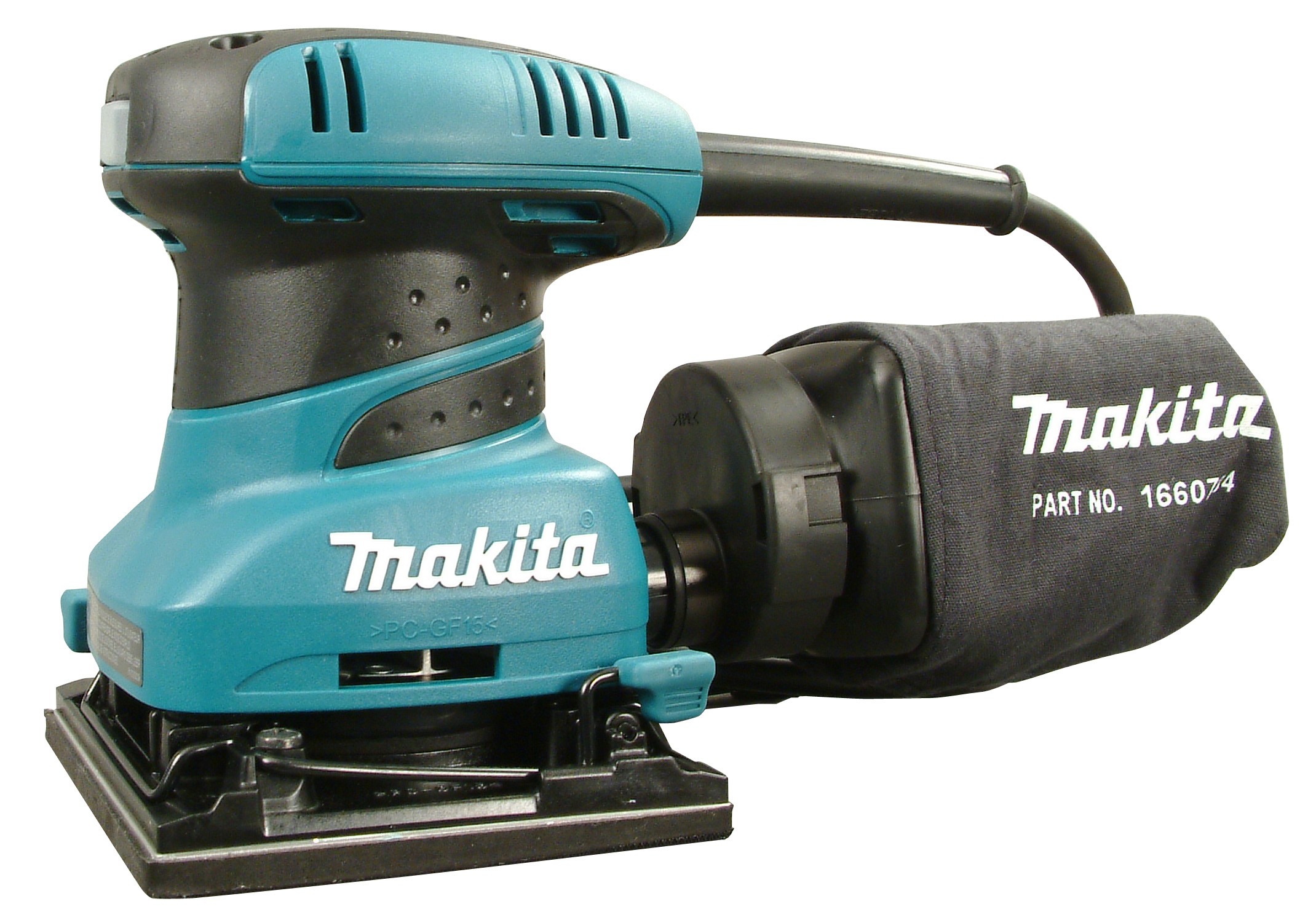 Vibrační bruska 112x100 mm, 200W Makita