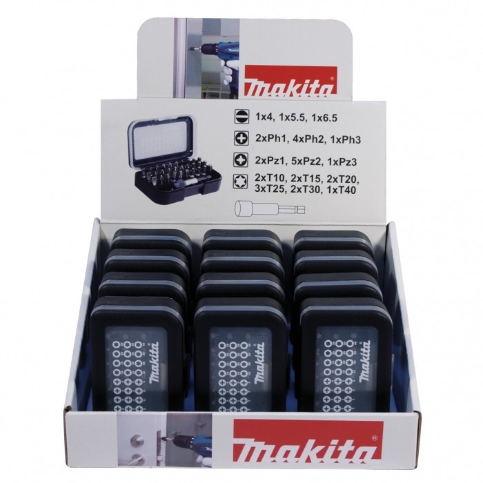 Sada bitů balení 12 ks Makita D-30667-12