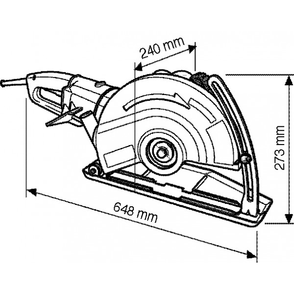 Diamantová řezačka 305mm, 2400W Makita